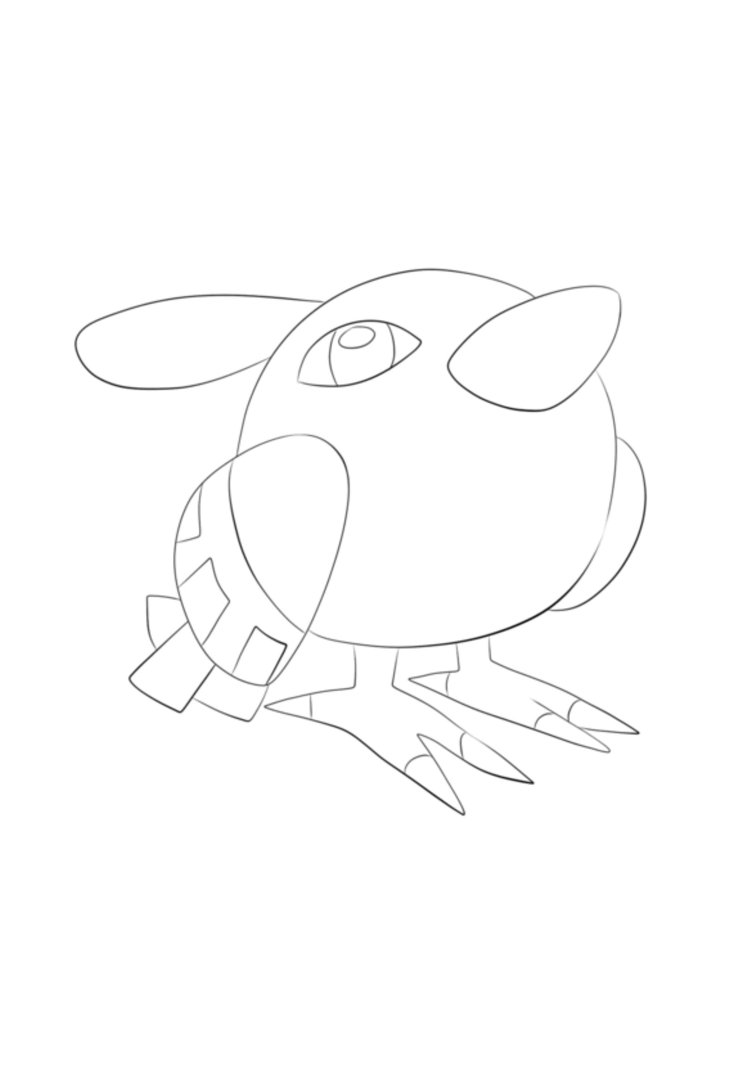Coloriage Natu (A4) à imprimer