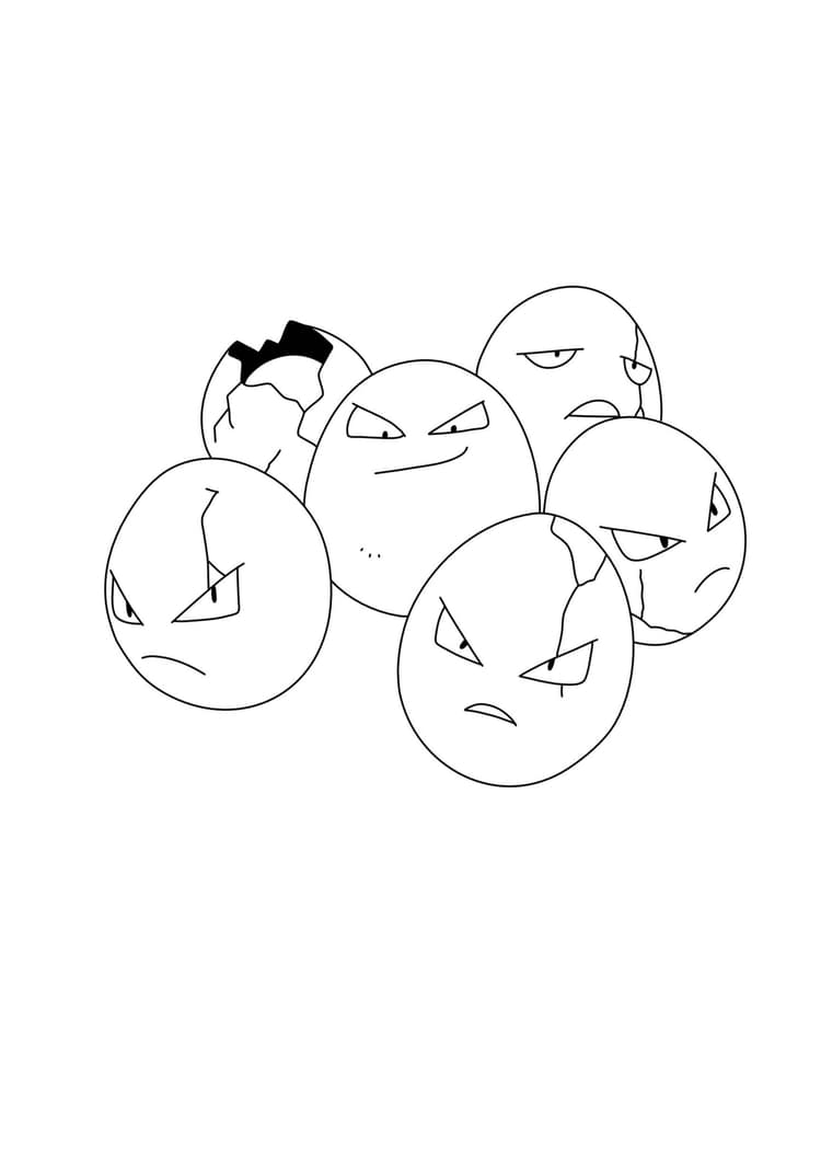 Coloriage Noeunoeuf (A4) à imprimer