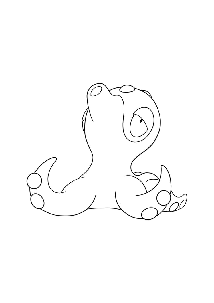 Coloriage Octillery (A4) à imprimer