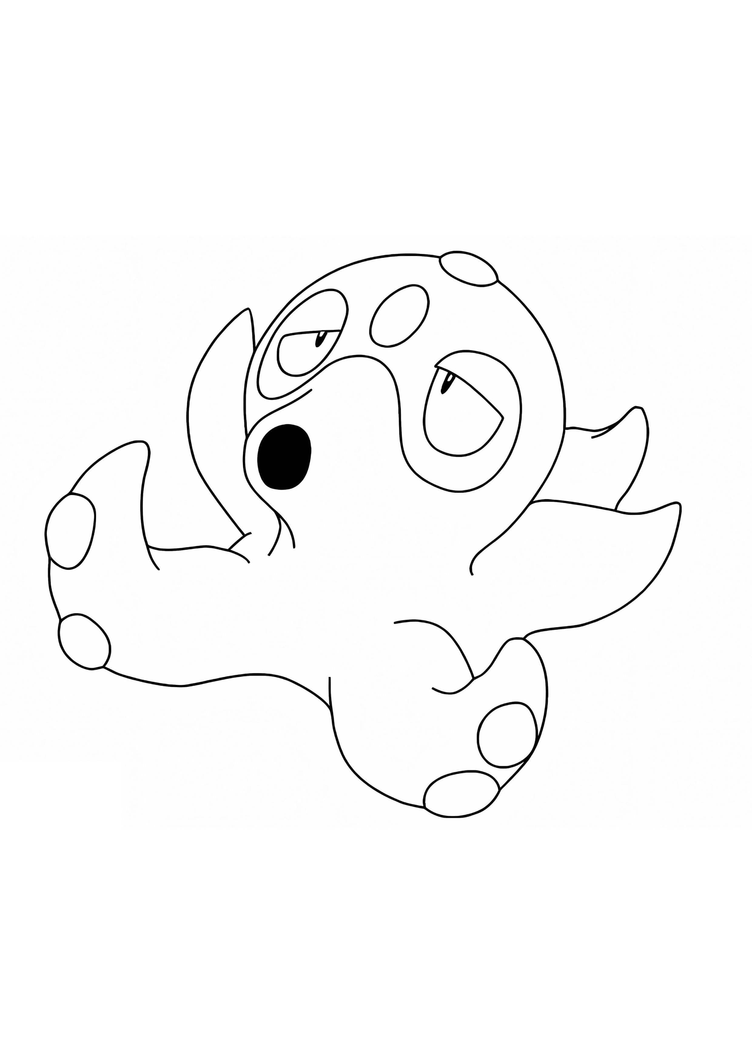 Coloriage Octillery (A4) à imprimer