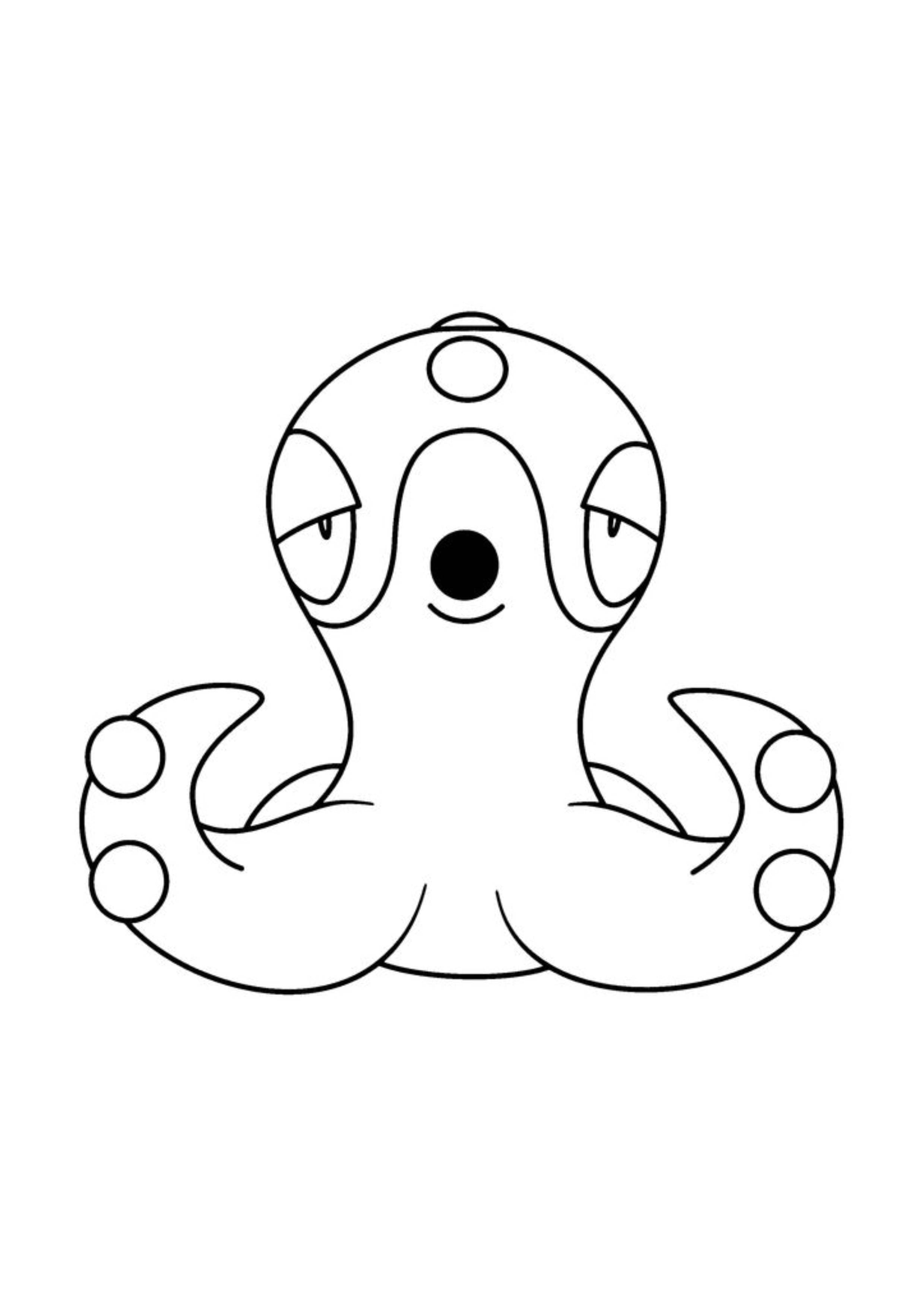 Coloriage Octillery (A4) à imprimer