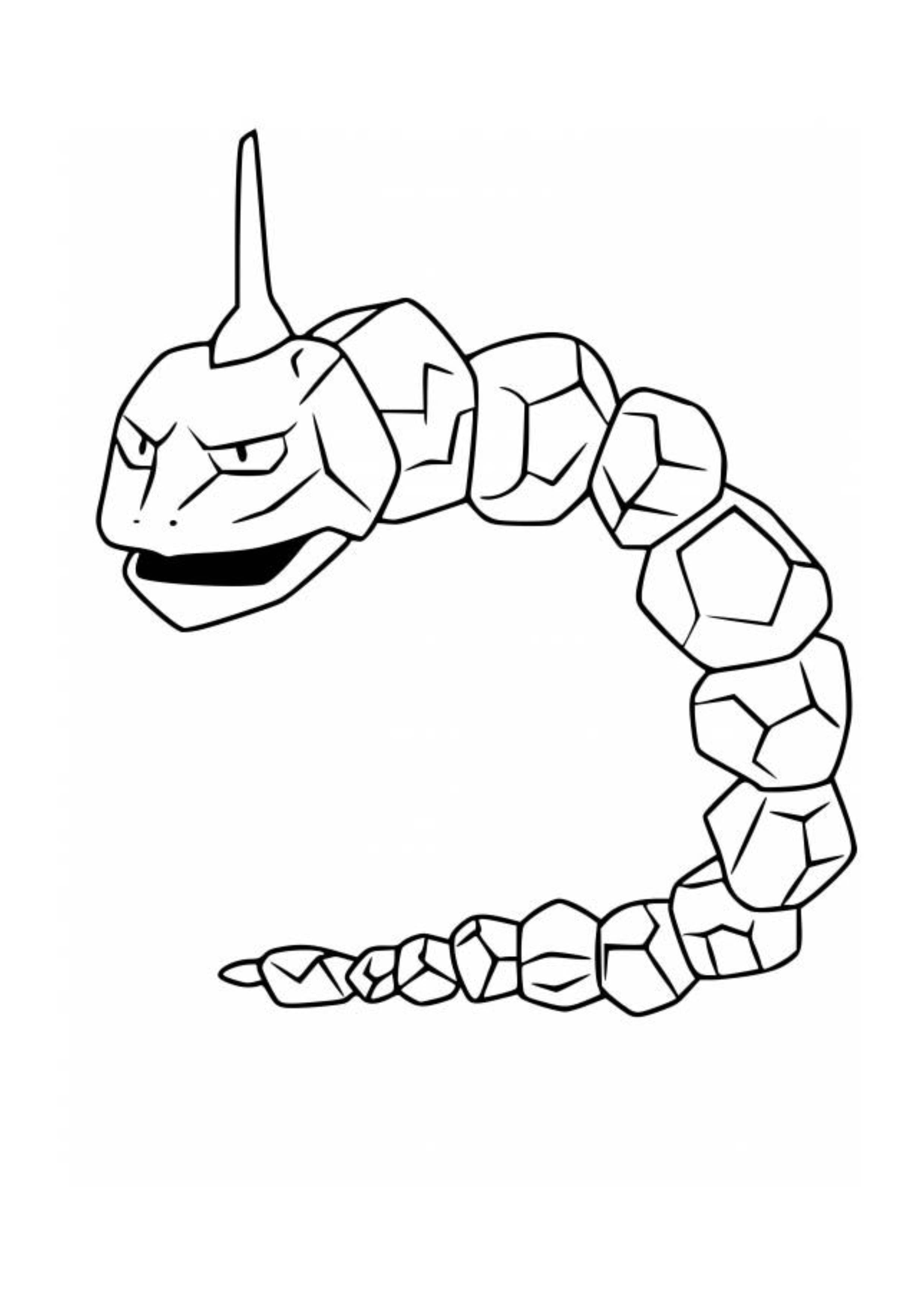 Coloriage Onix (A4) à imprimer