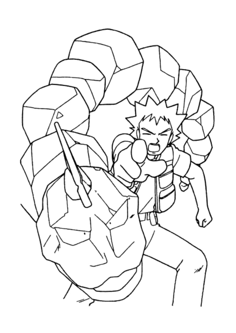 Coloriage Onix (A4) à imprimer