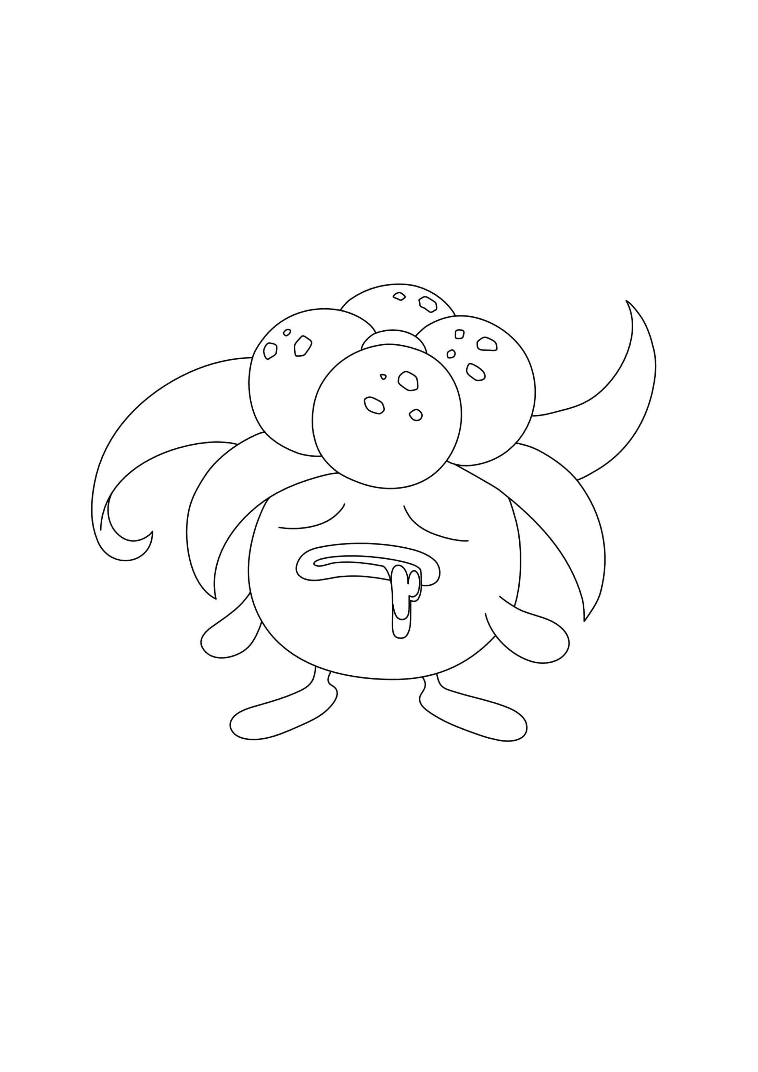 Coloriage Ortide (A4) à imprimer