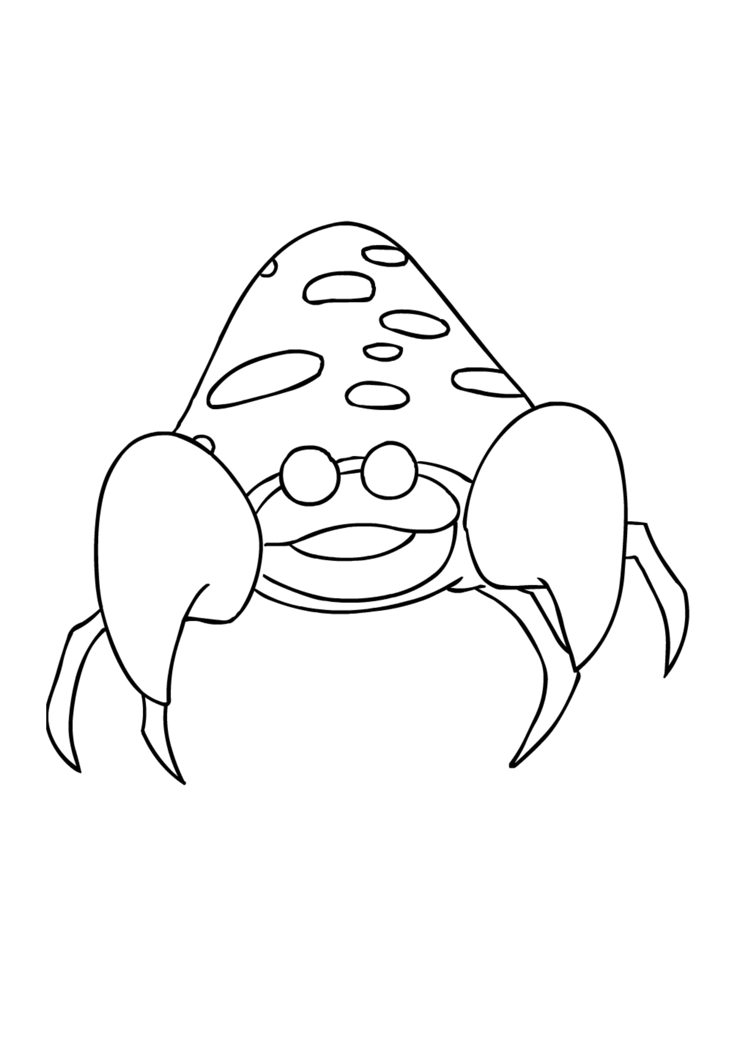 Coloriage Parasect (A4) à imprimer