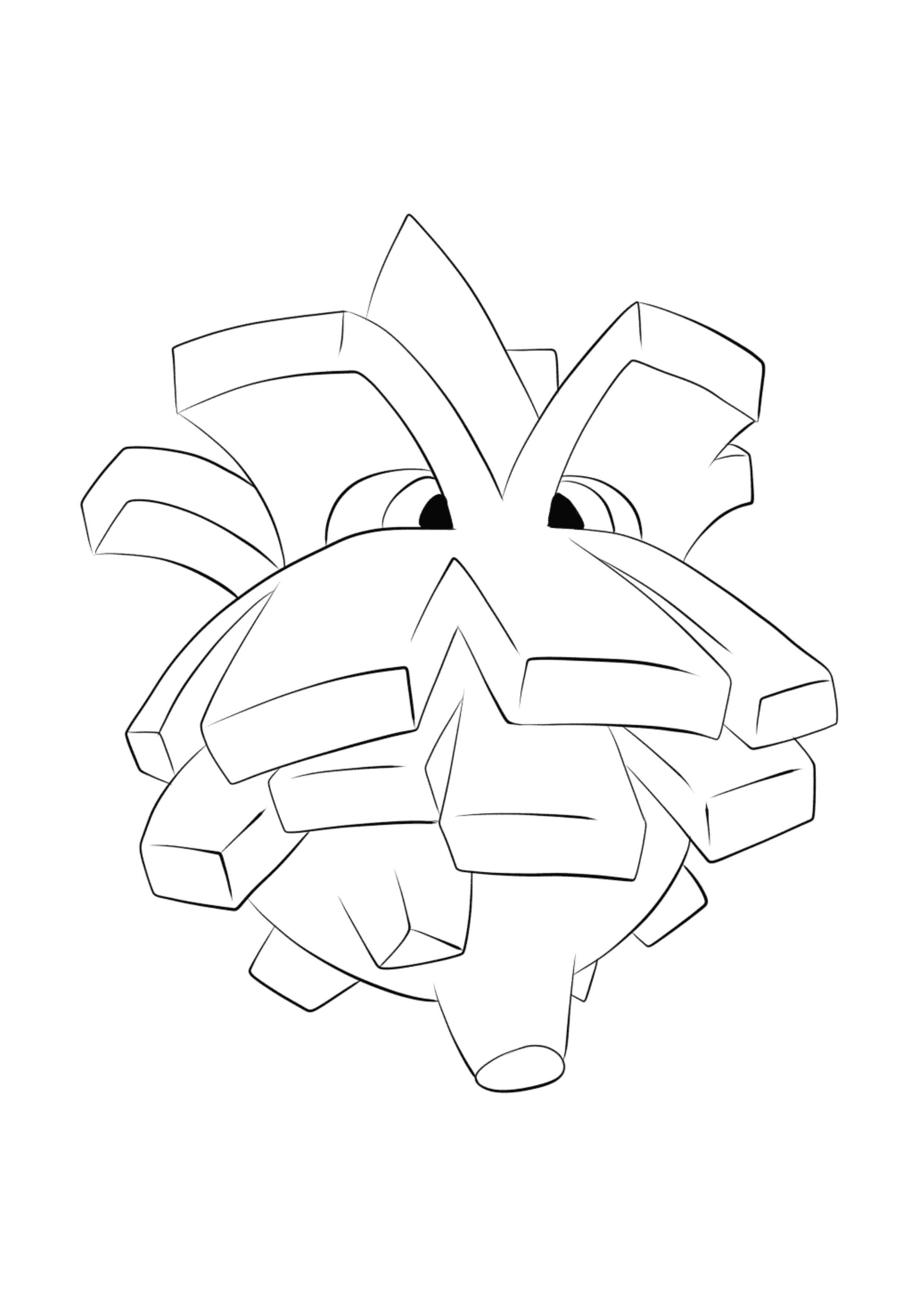 Coloriage Pomdepik (A4) à imprimer