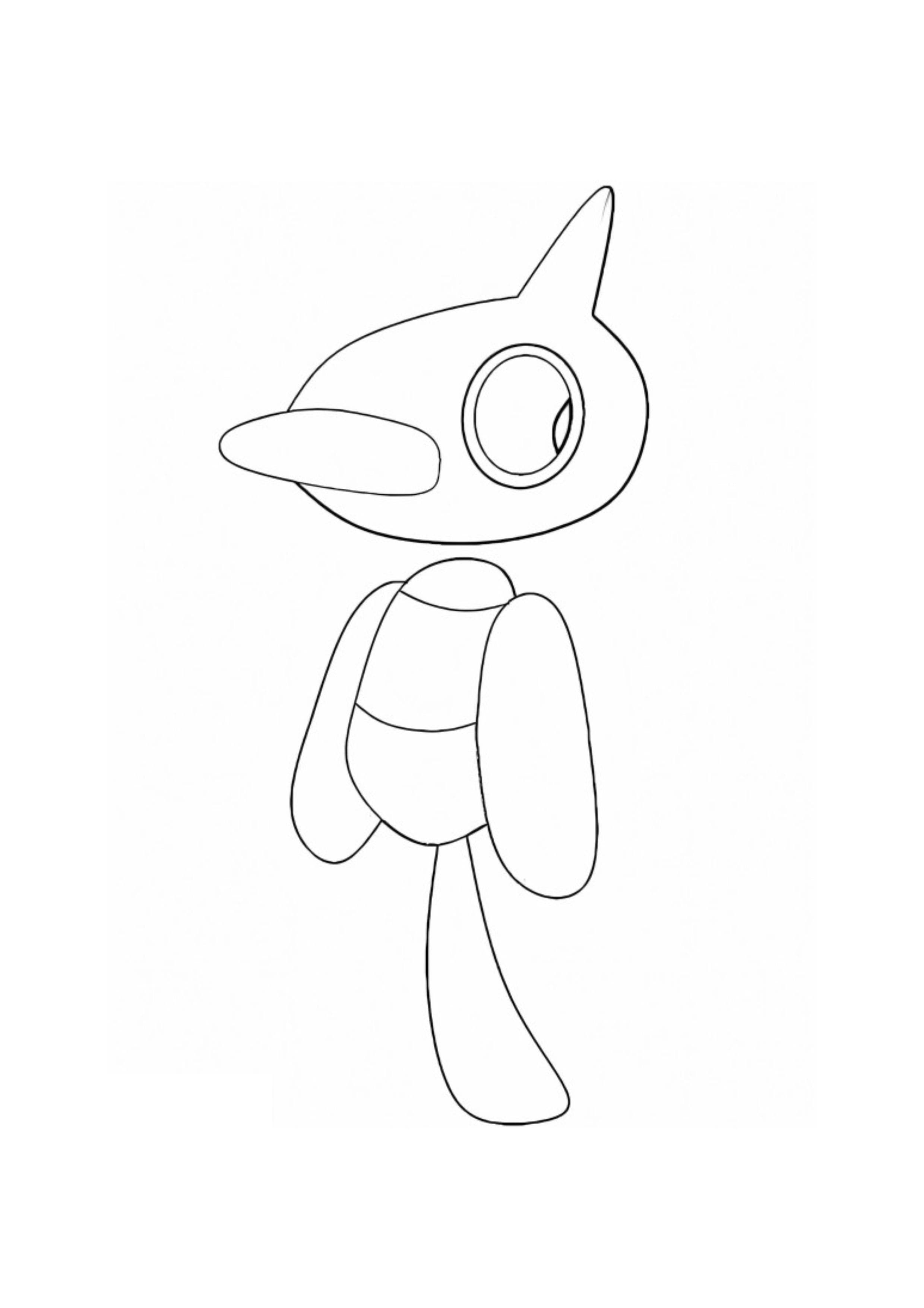 Coloriage Porygon-Z (A4) à imprimer