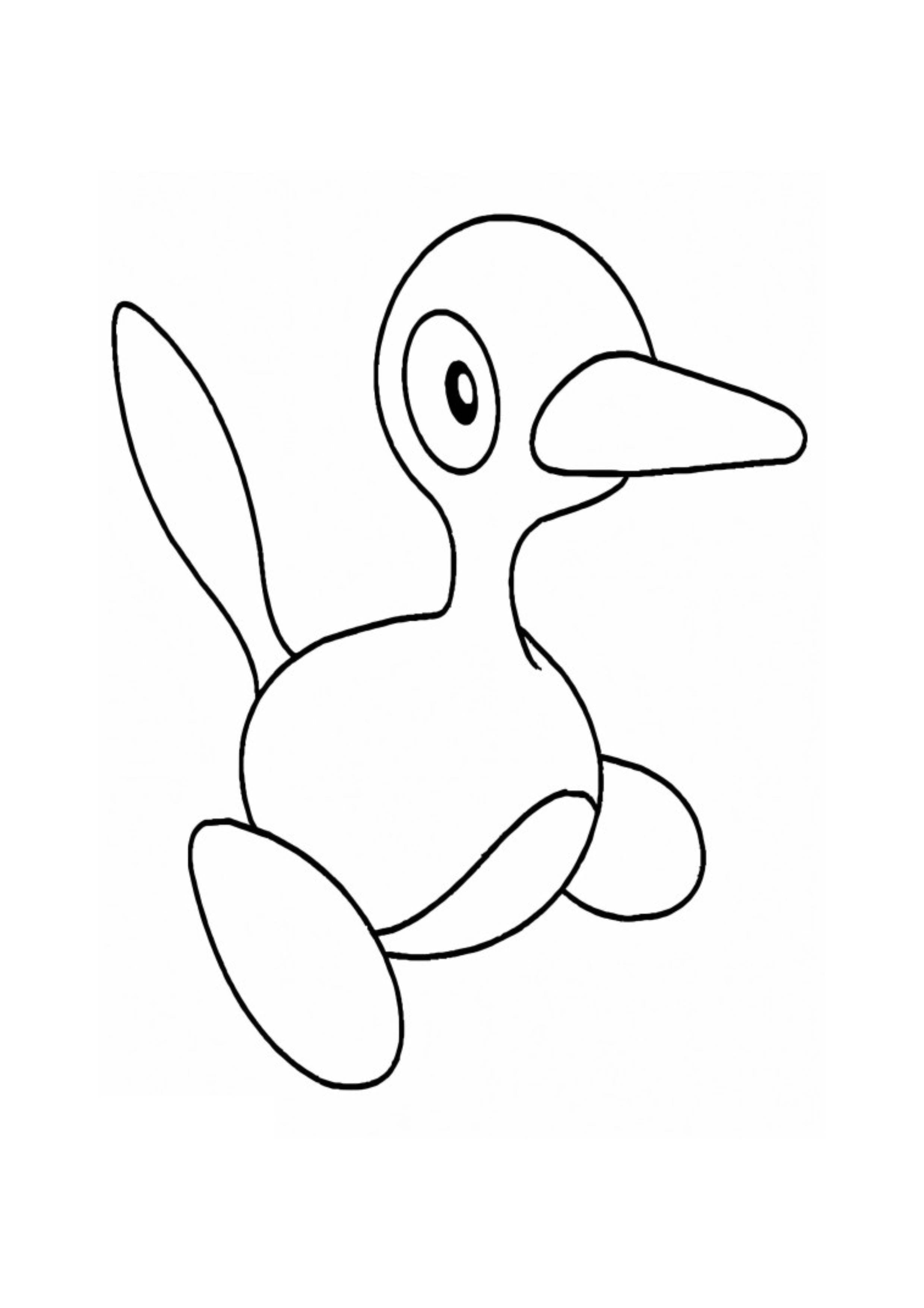 Coloriage Porygon2 (A4) à imprimer