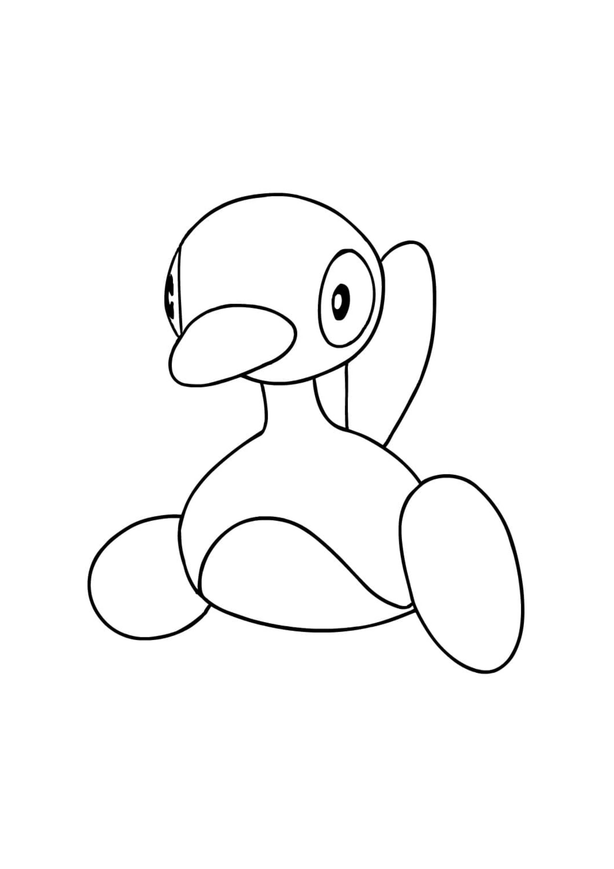 Coloriage Porygon2 (A4) à imprimer