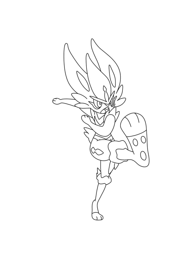 Coloriage Pyrobut (A4) à imprimer