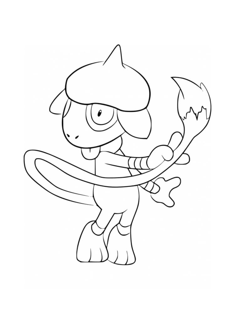 Coloriage Queulorior (A4) à imprimer