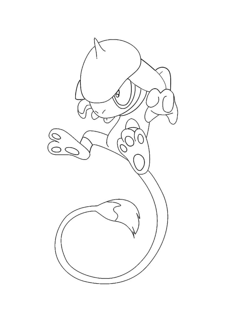 Coloriage Queulorior (A4) à imprimer
