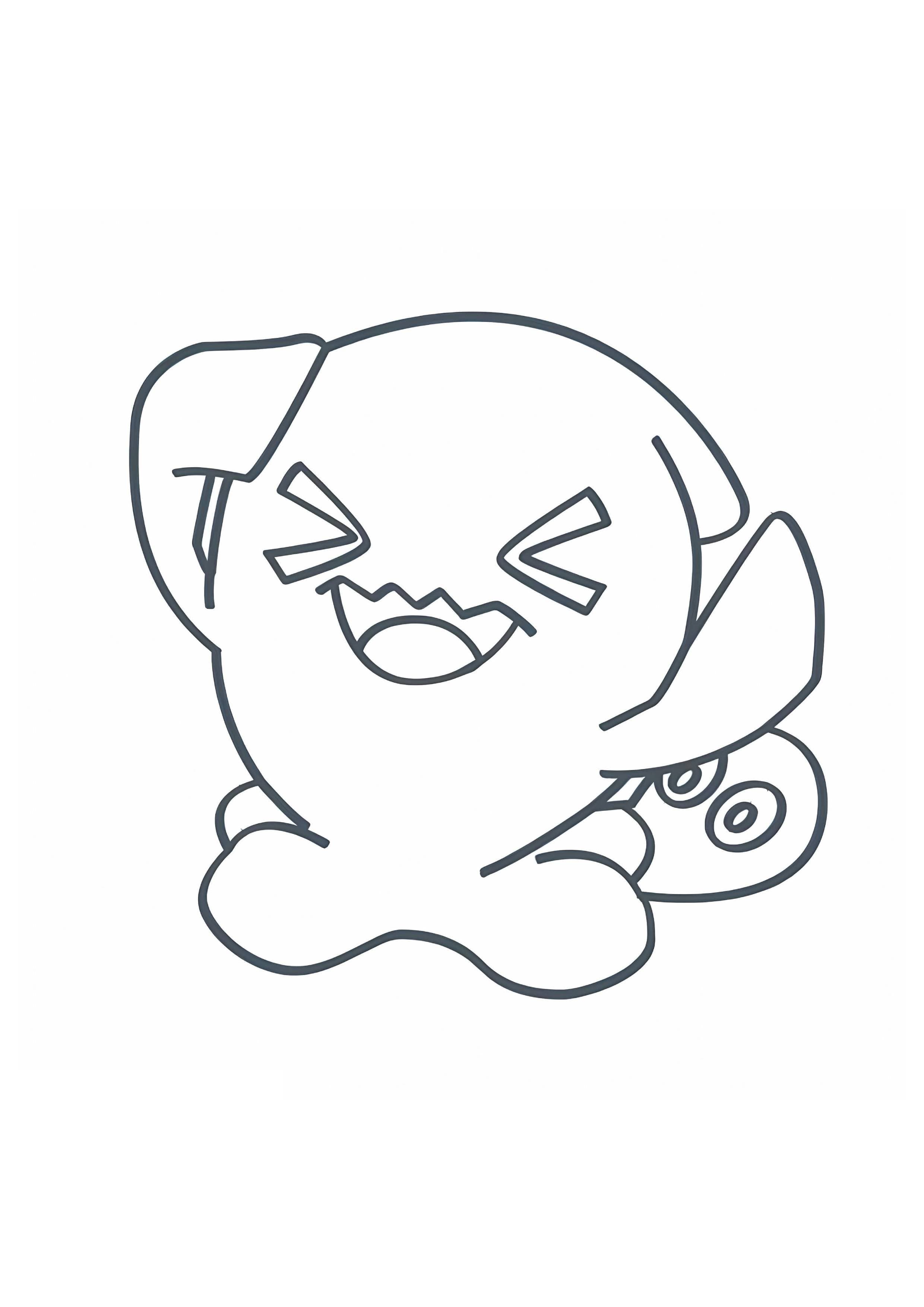 Coloriage Qulbutoké (A4) à imprimer