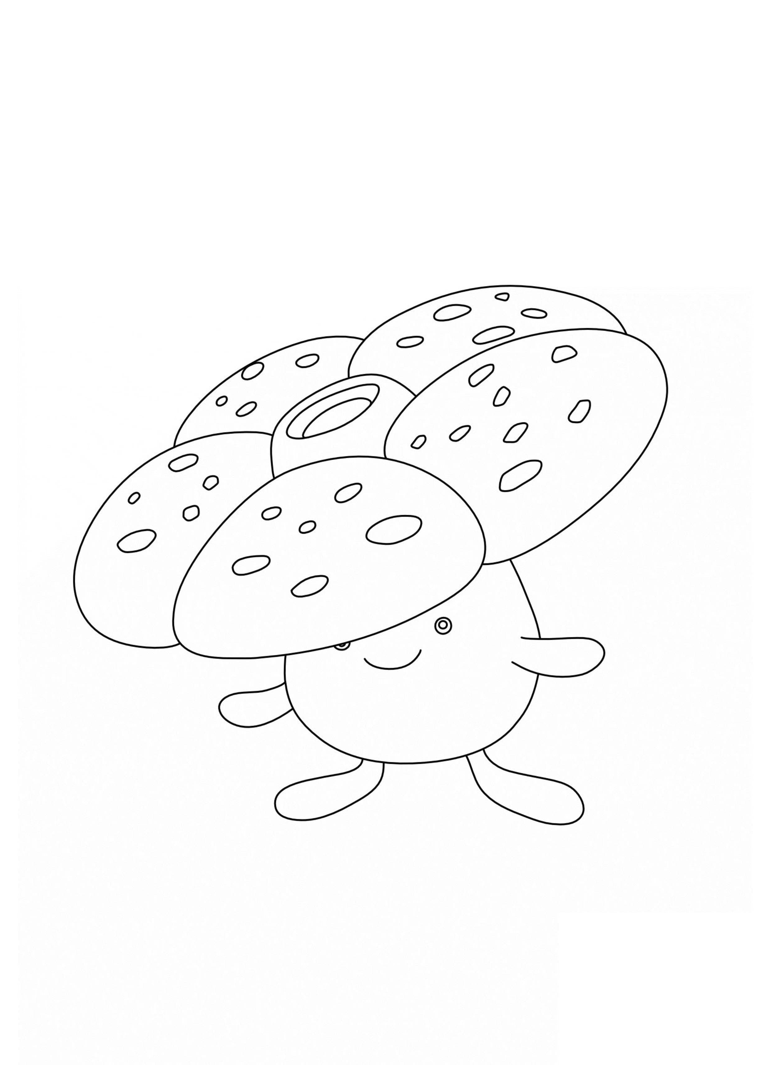 Coloriage Rafflesia (A4) à imprimer