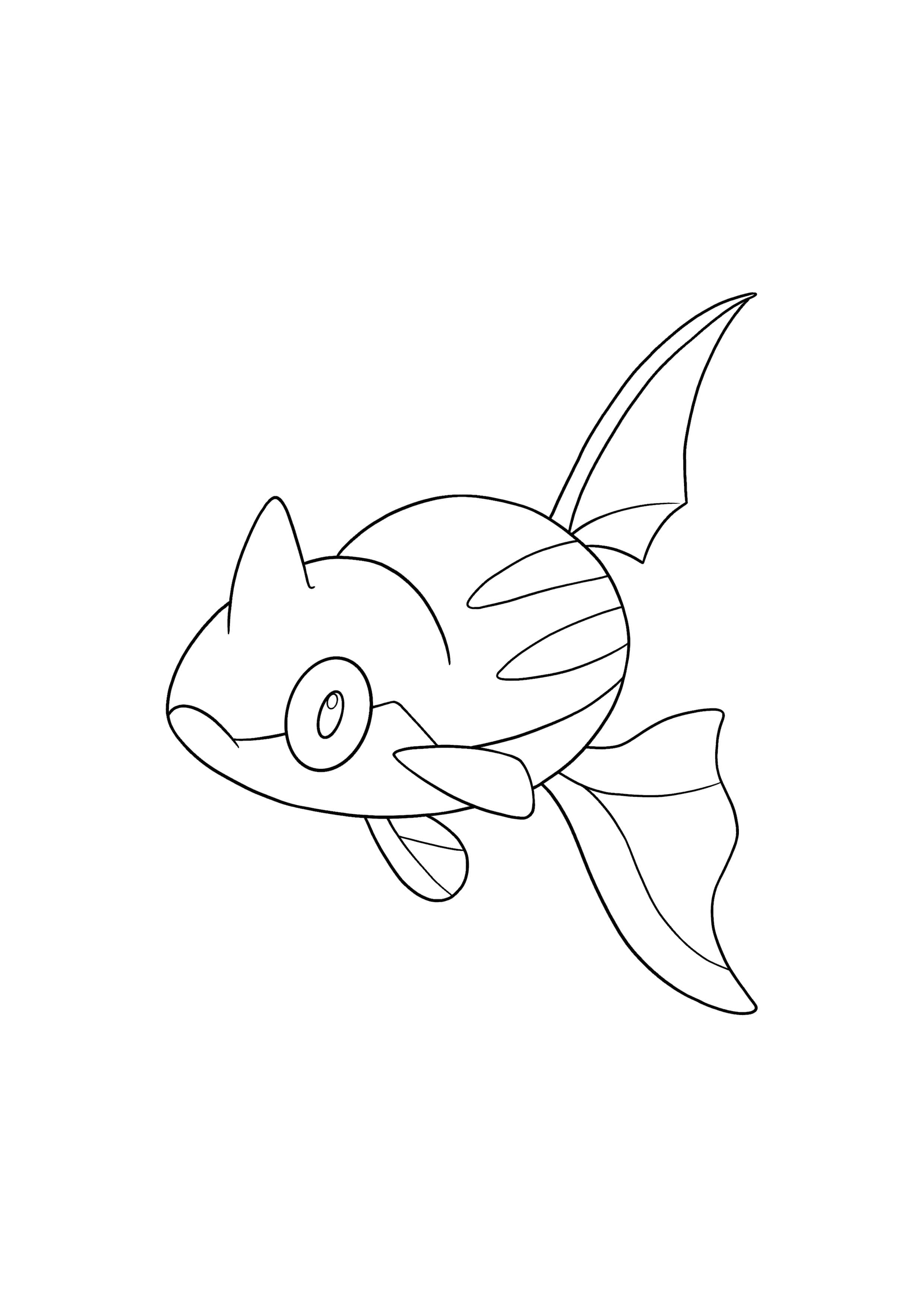 Coloriage Rémoraid (A4) à imprimer