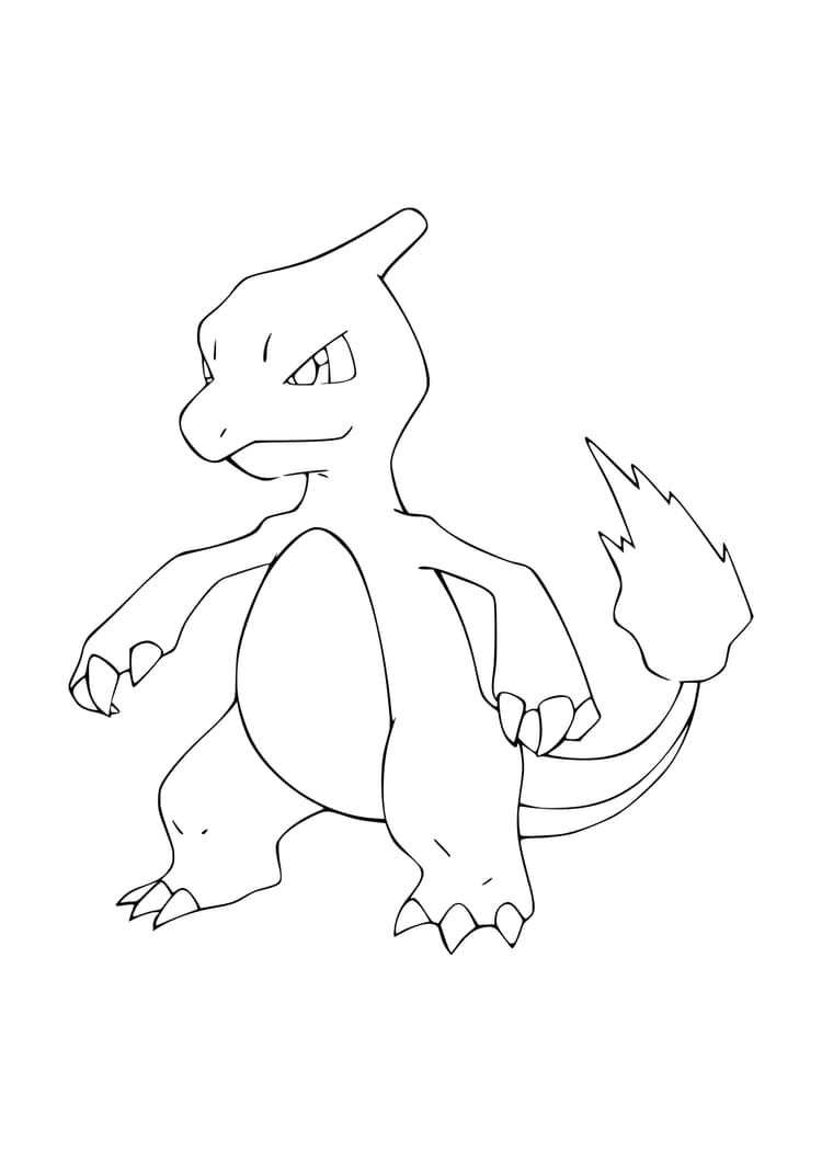 Coloriage Reptincel (A4) à imprimer