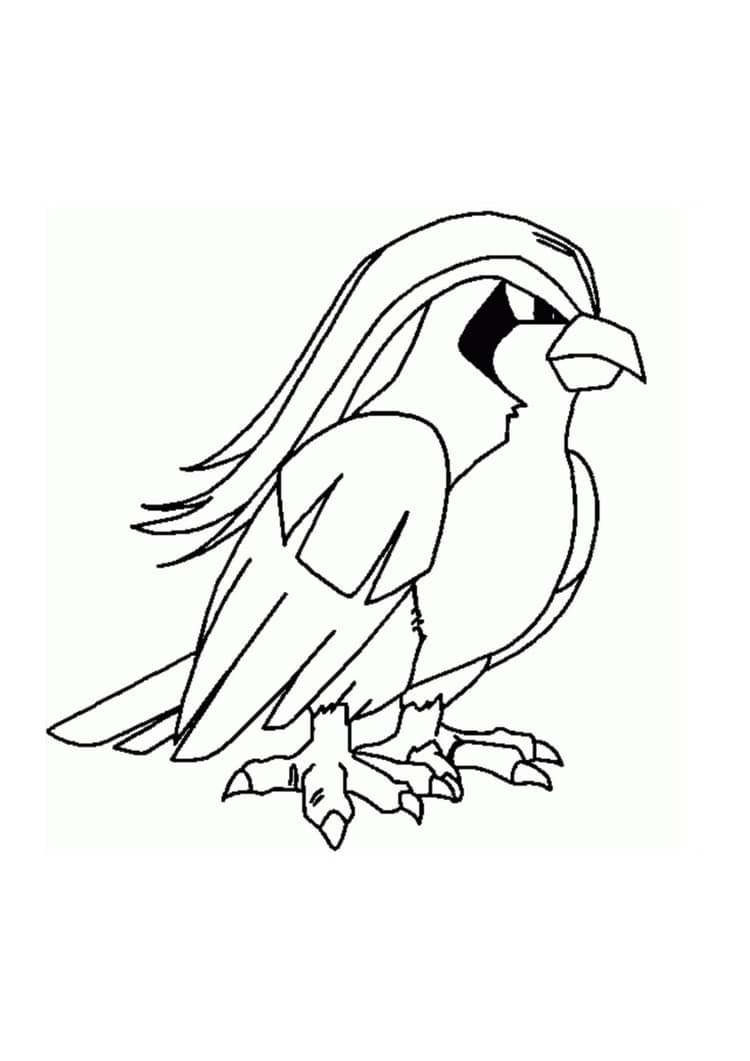 Coloriage Roucarnage (A4) à imprimer
