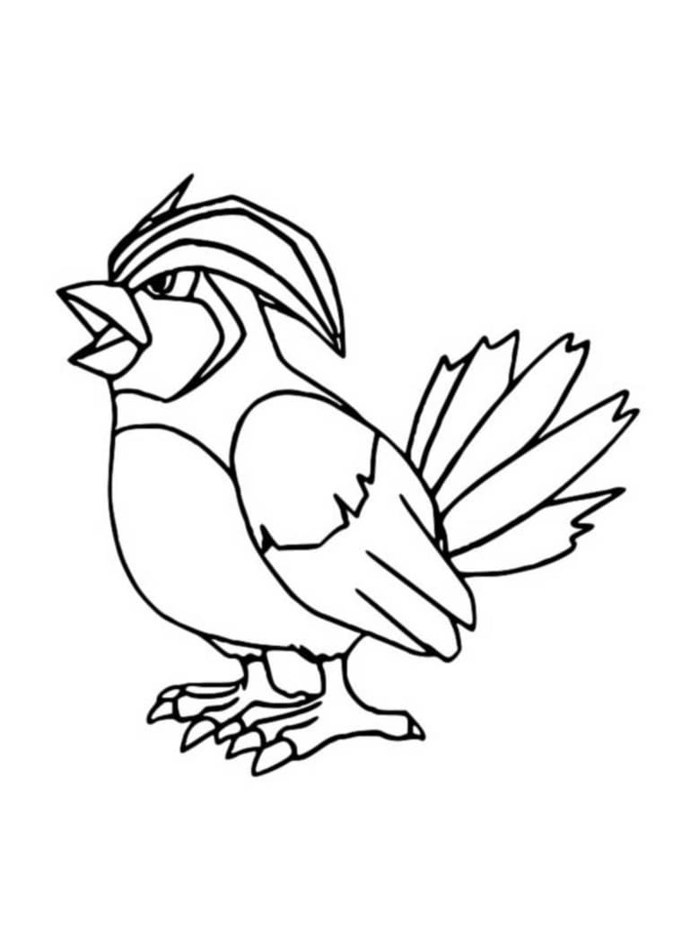 Coloriage Roucoups (A4) à imprimer