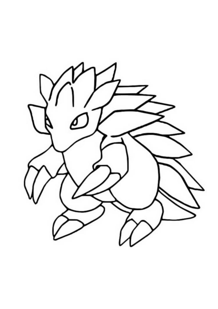 Coloriage Sablaireau (A4) à imprimer