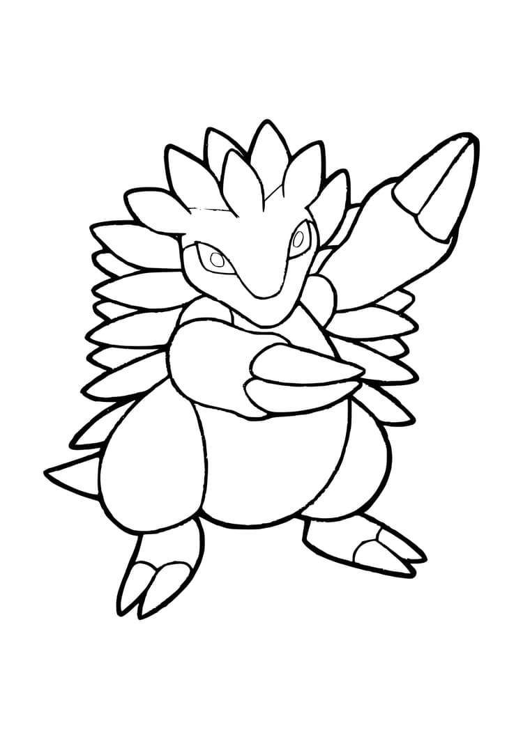 Coloriage Sablaireau (A4) à imprimer