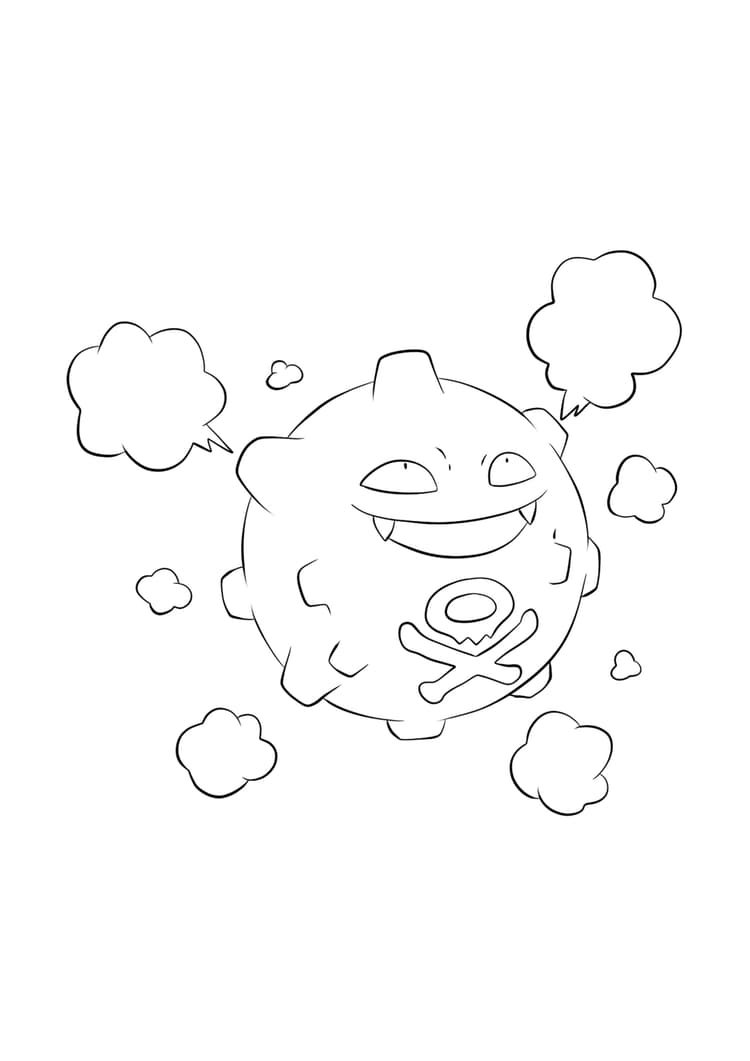 Coloriage Smogo (A4) à imprimer