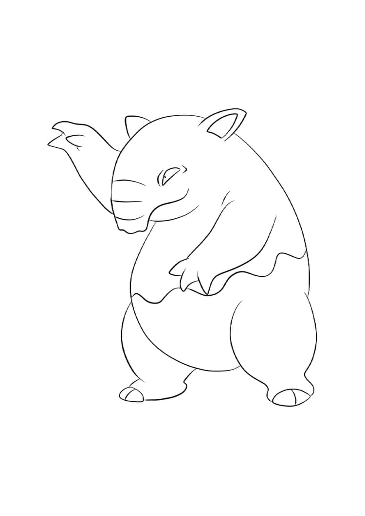 Coloriage Soporifik (A4) à imprimer
