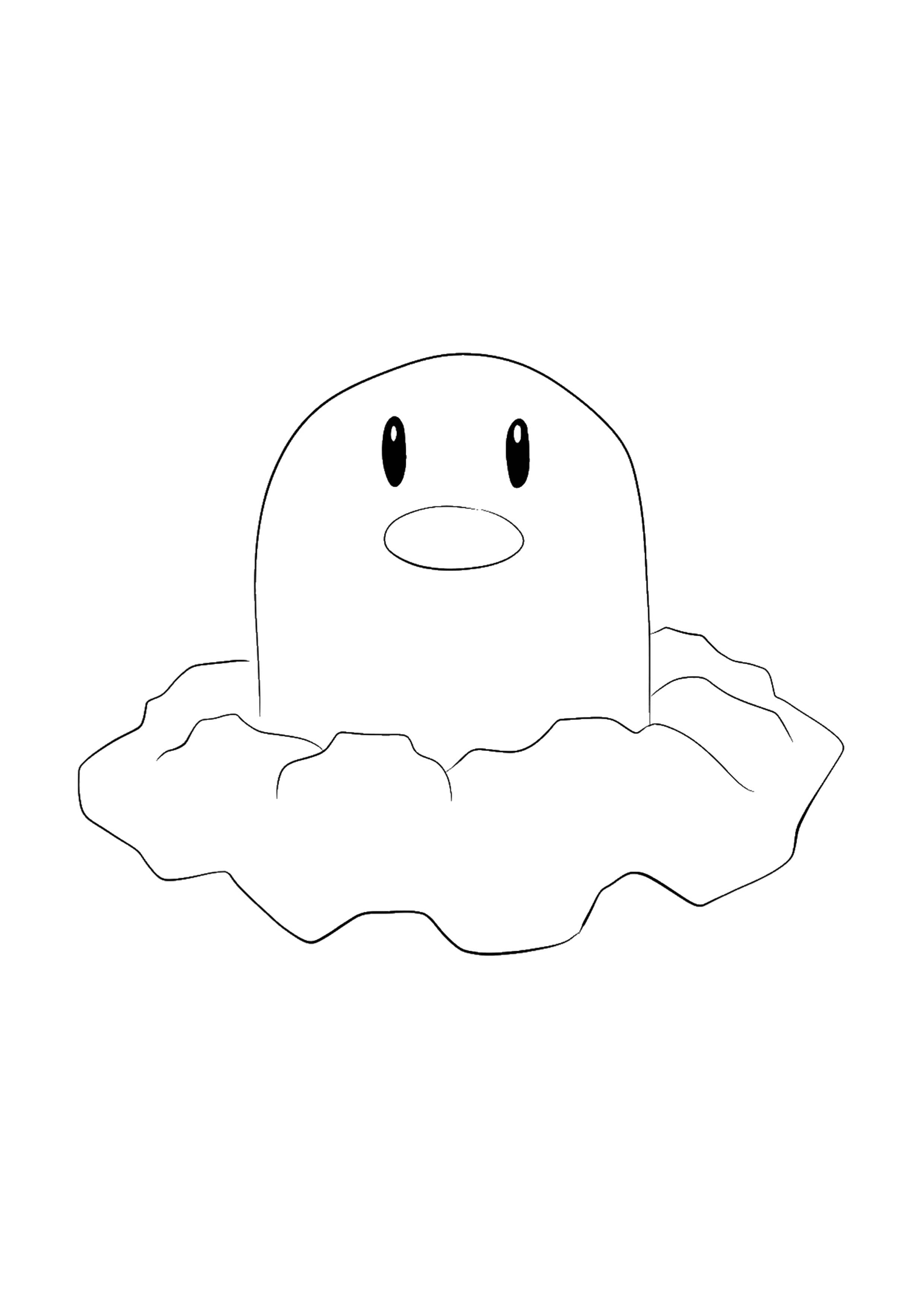 Coloriage Taupiqueur (A4) à imprimer