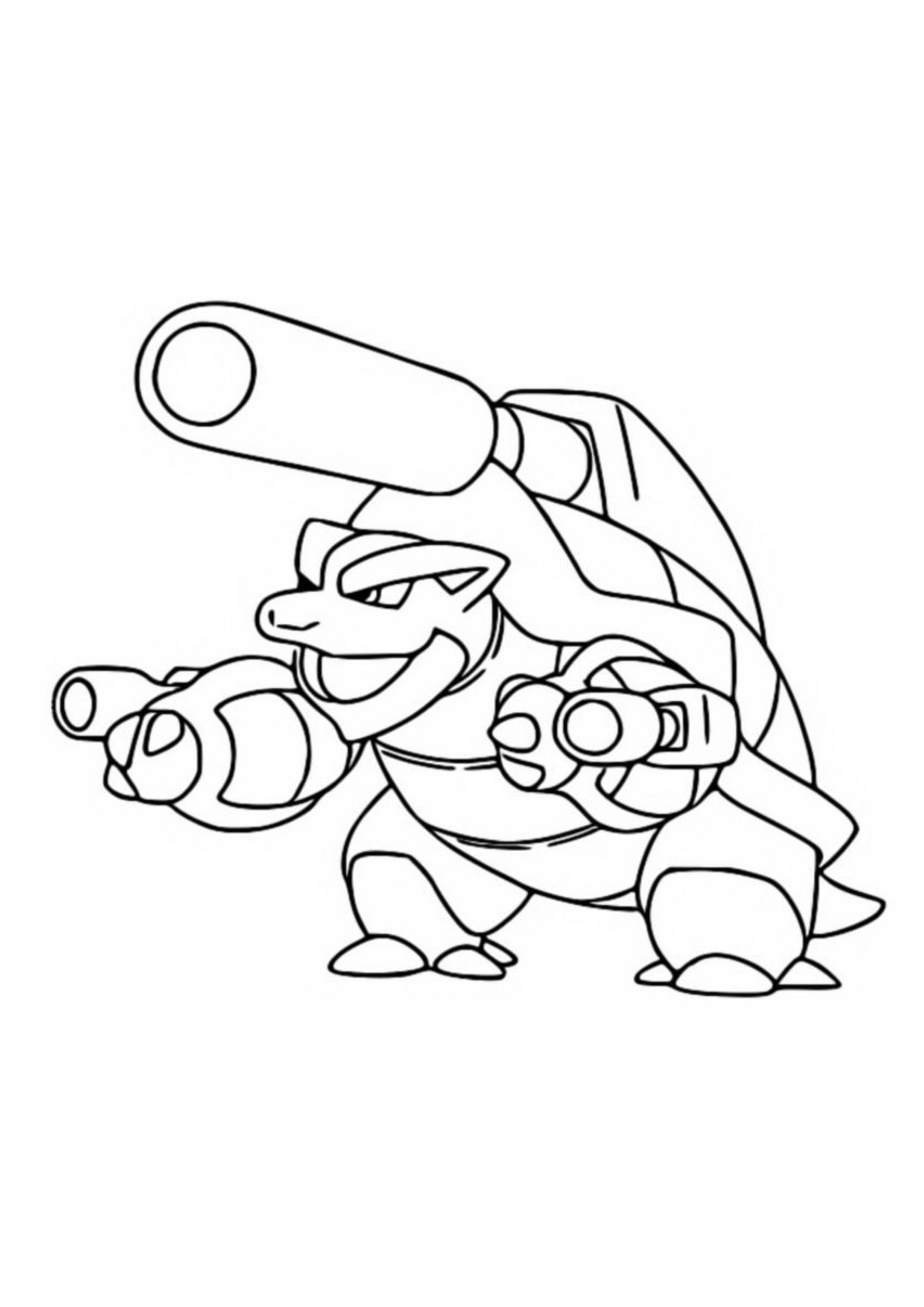 Coloriage Tortank (A4) à imprimer