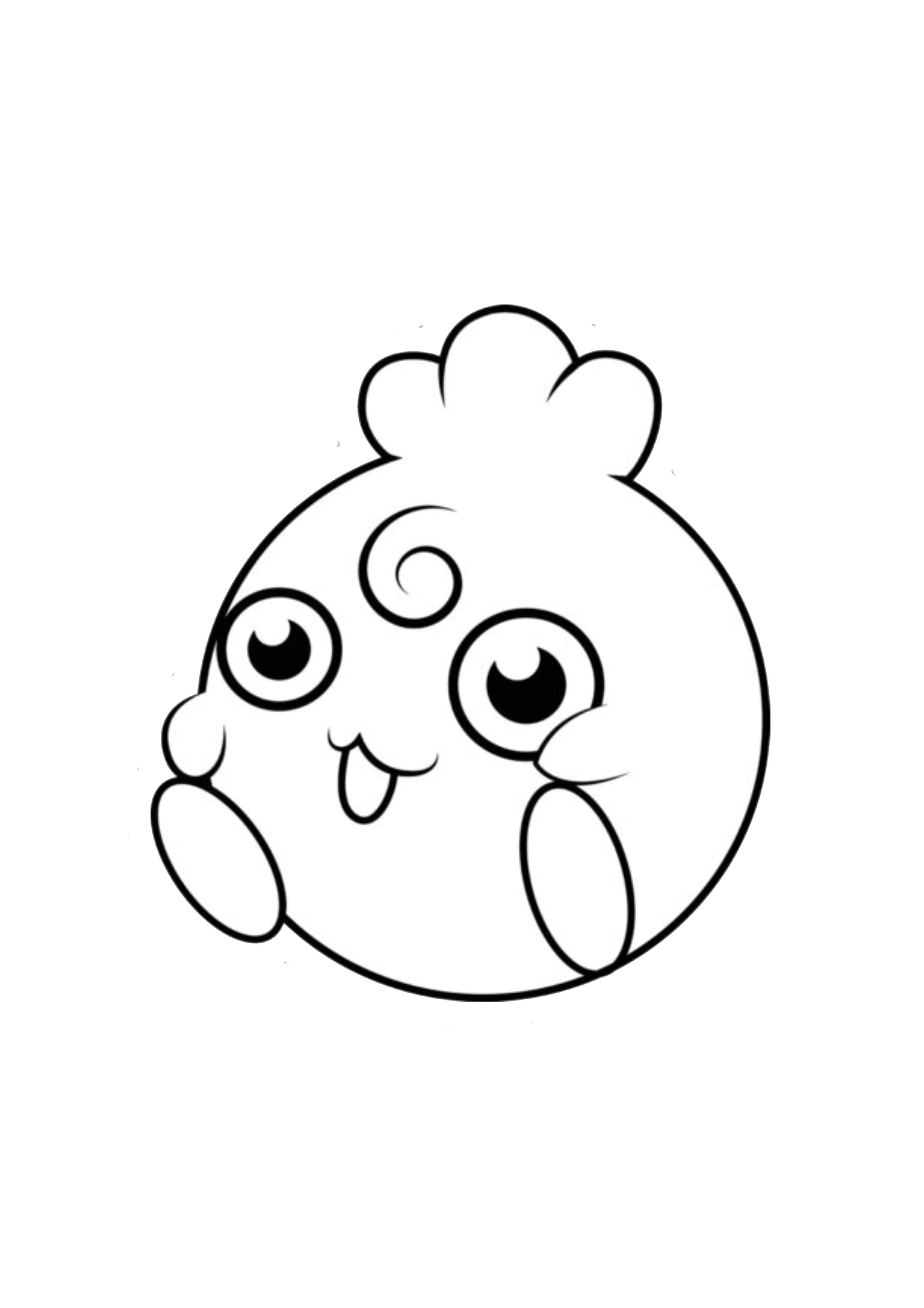 Coloriage Toudoudou (A4) à imprimer