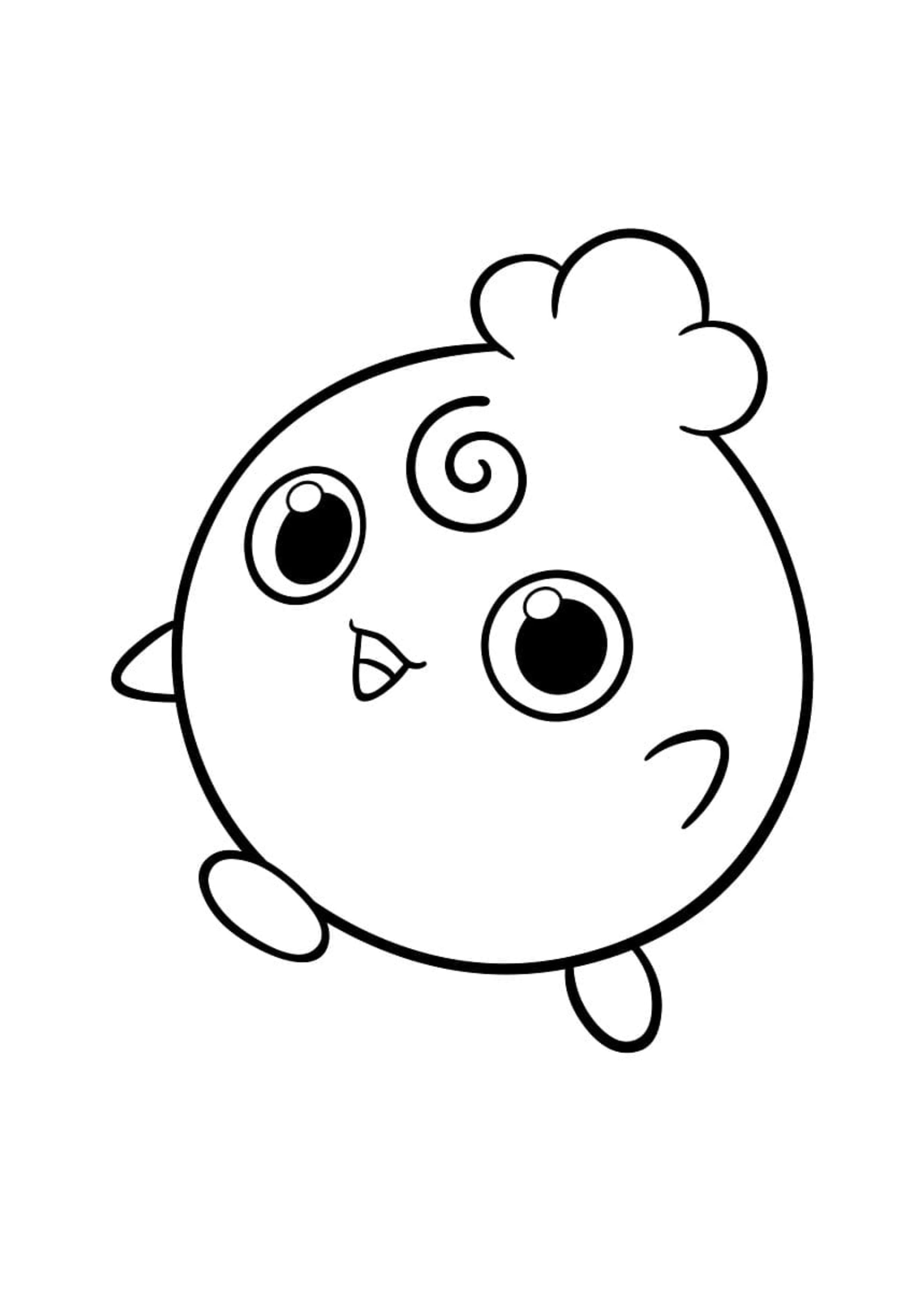 Coloriage Toudoudou (A4) à imprimer