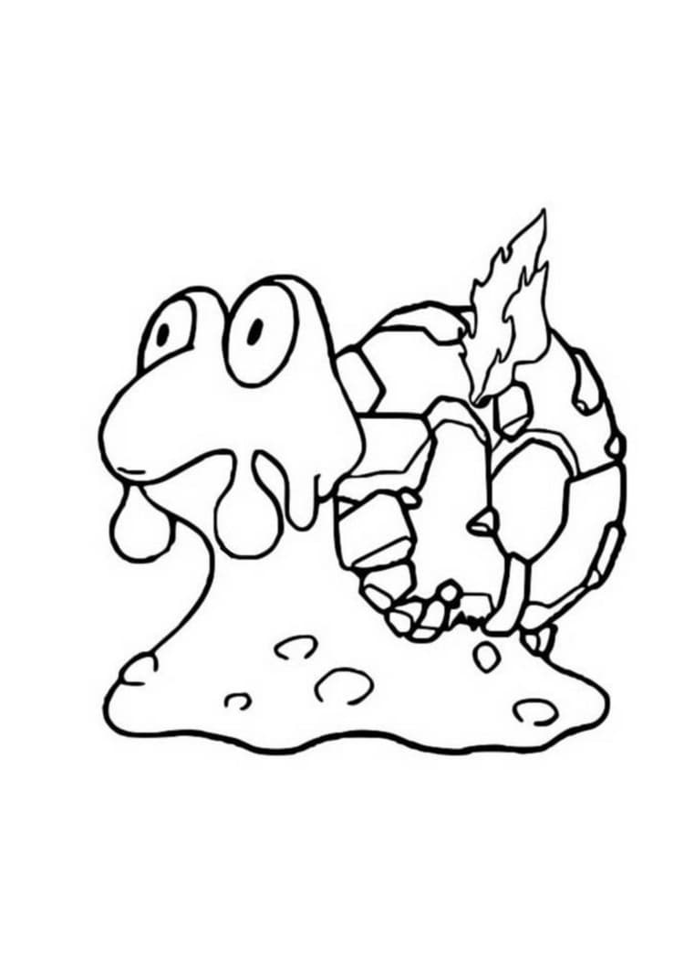 Coloriage Volcaropod (A4) à imprimer