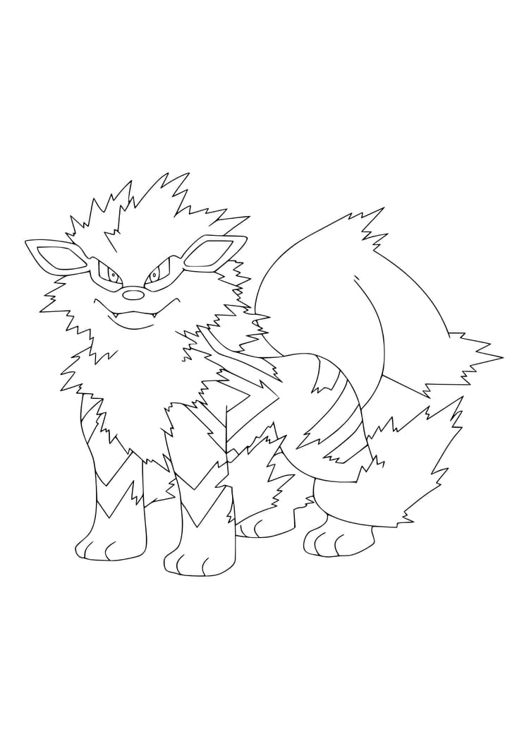 Coloriage Arcanin (A4) à imprimer