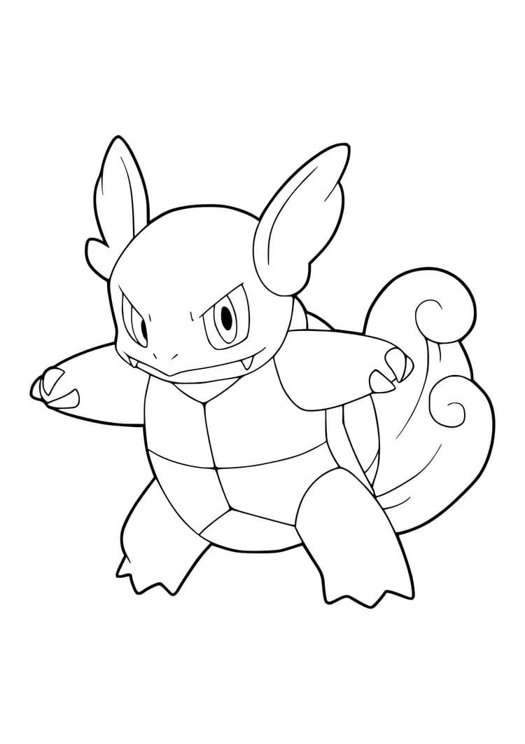 Coloriage Carabaffe (A4) à imprimer