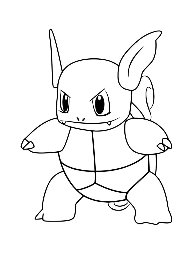 Coloriage Carabaffe (A4) à imprimer