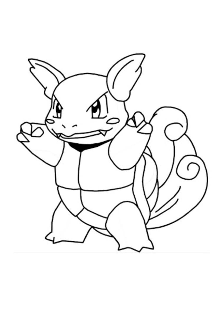 Coloriage Carabaffe (A4) à imprimer