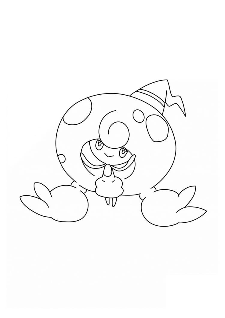 Coloriage Chapotus (A4) à imprimer