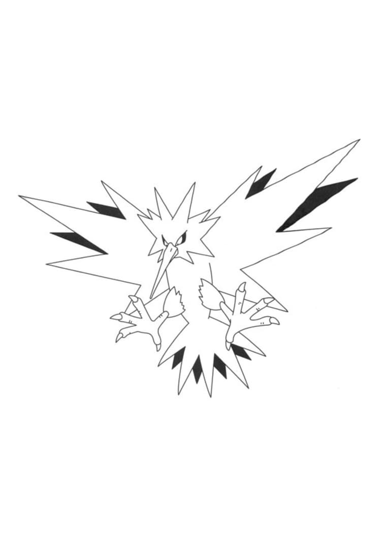 Coloriage Électhor (A4) à imprimer