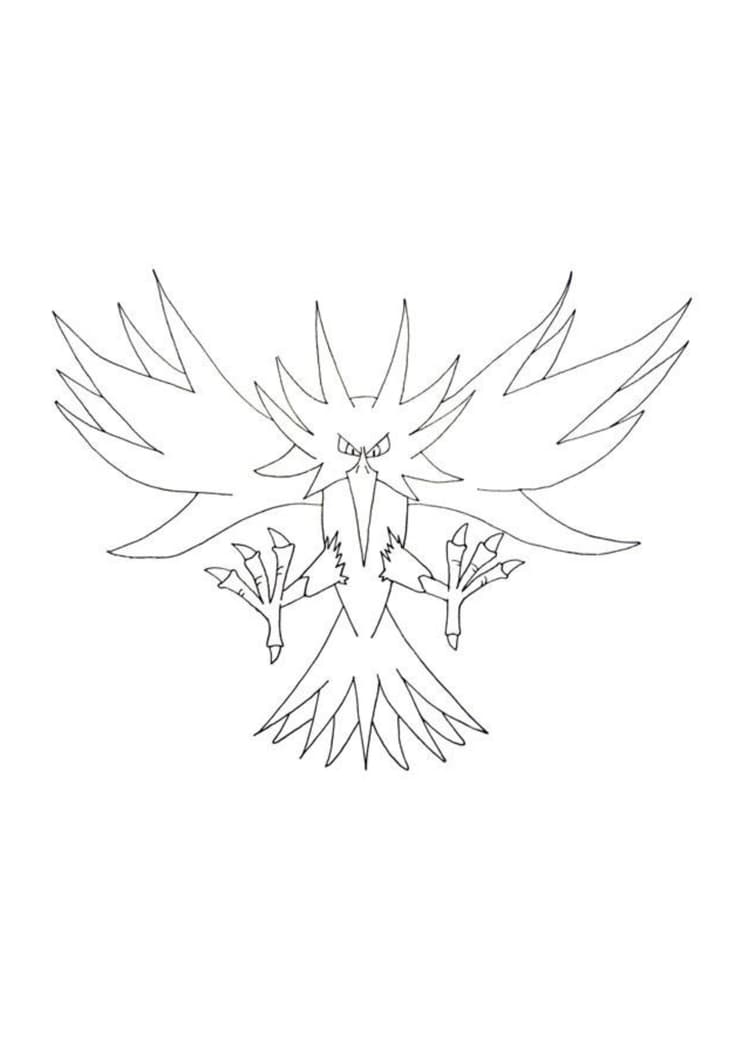 Coloriage Électhor (A4) à imprimer