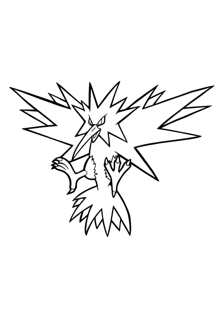Coloriage Électhor (A4) à imprimer
