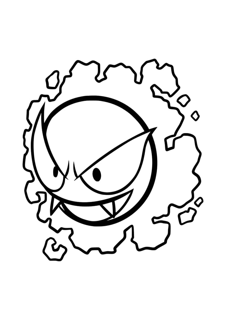 Coloriage Fantominus (A4) à imprimer