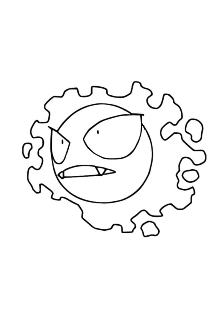 Coloriage Fantominus (A4) à imprimer