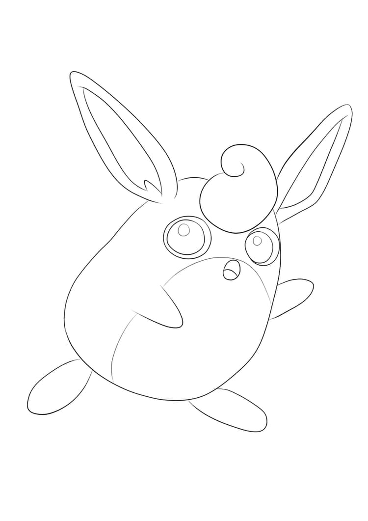 Coloriage Grodoudou (A4) à imprimer