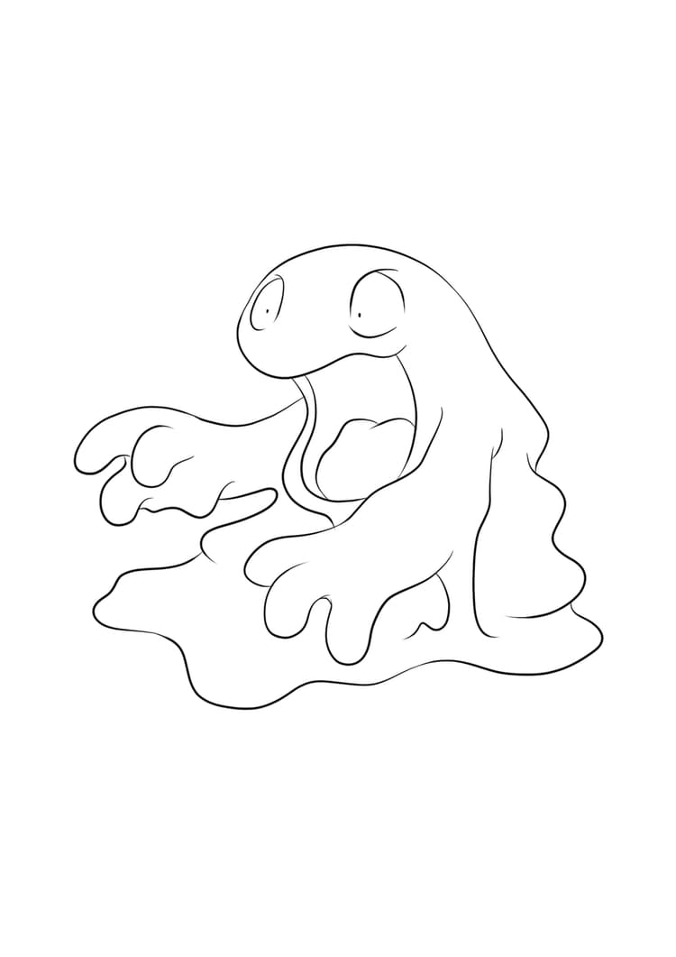 Coloriage Grotadmorv (A4) à imprimer