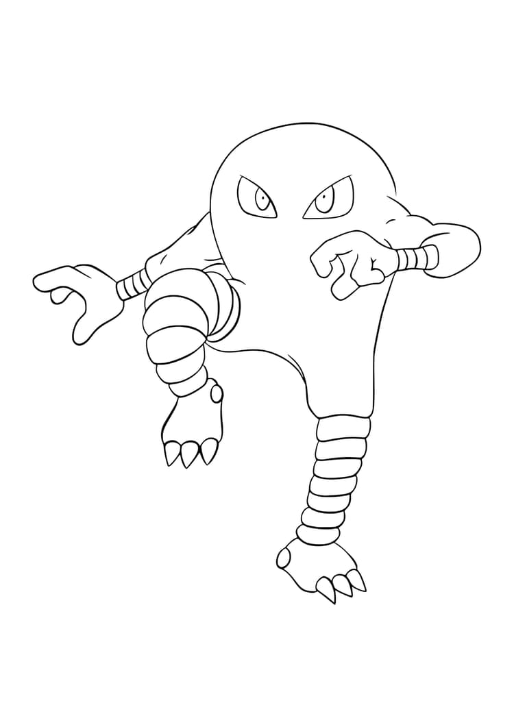 Coloriage Kicklee (A4) à imprimer