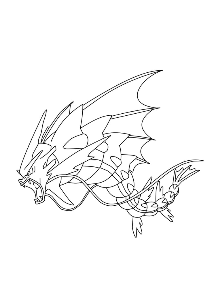 Coloriage Léviator (A4) à imprimer