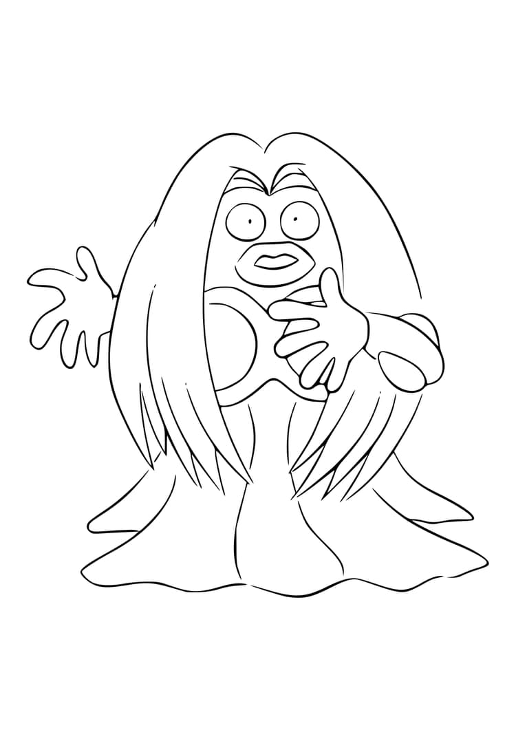 Coloriage Lippoutou (A4) à imprimer