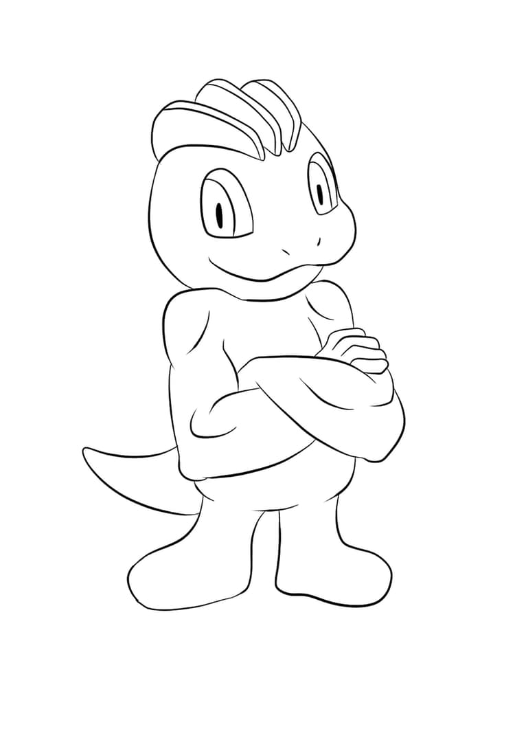 Coloriage Machoc (A4) à imprimer