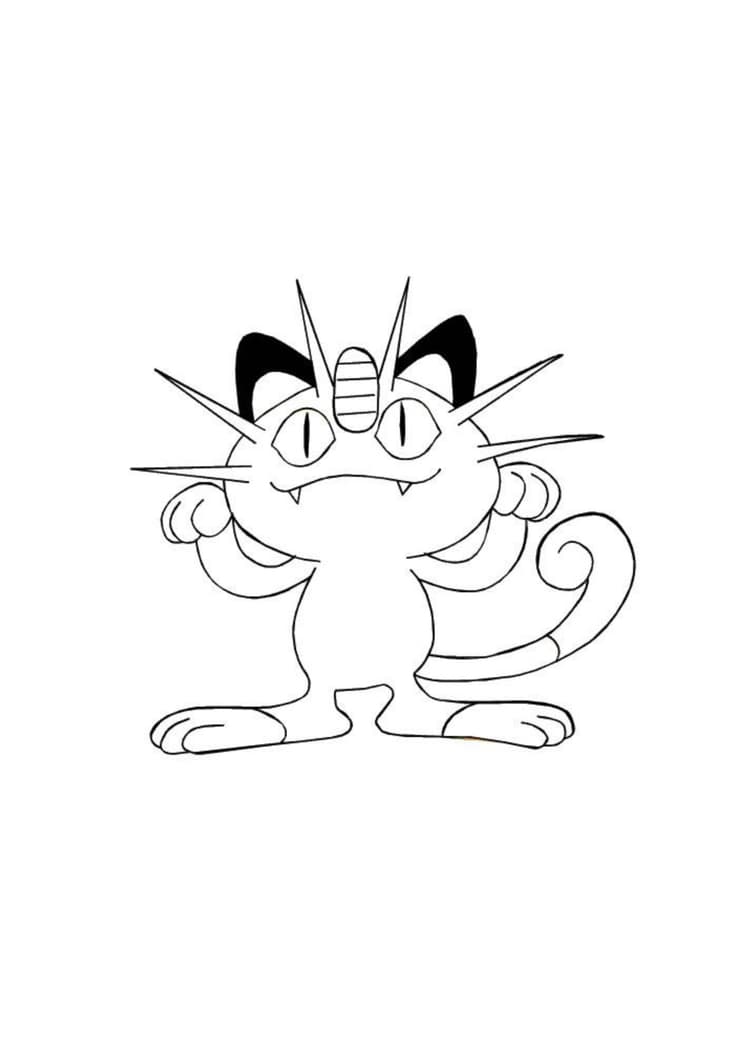 Coloriage Miaouss (A4) à imprimer