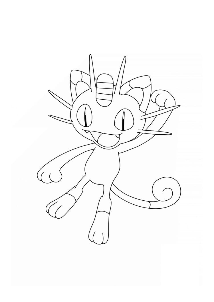 Coloriage Miaouss (A4) à imprimer