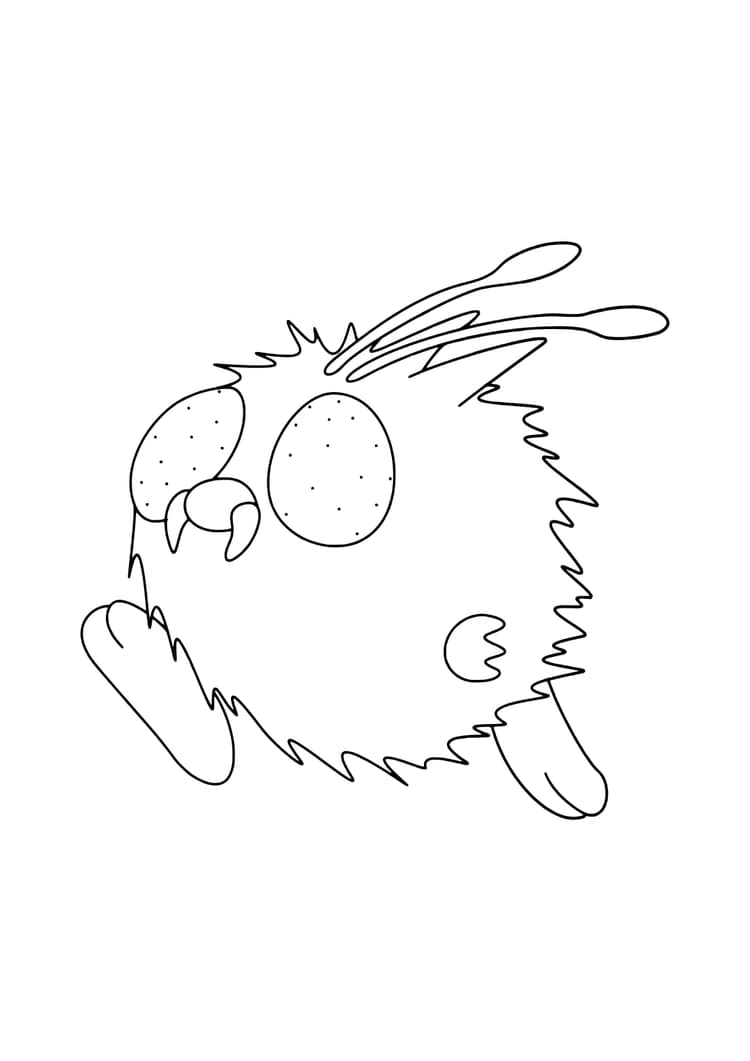 Coloriage Mimitoss (A4) à imprimer